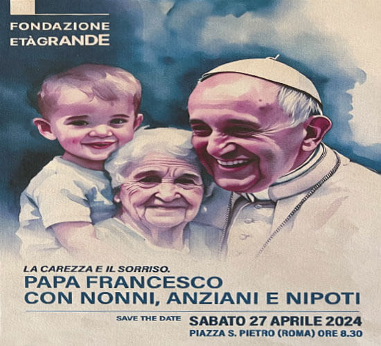 Udienza Papa Francesco con nonni e nipoti. Il CUPLA aderisce all'iniziativa